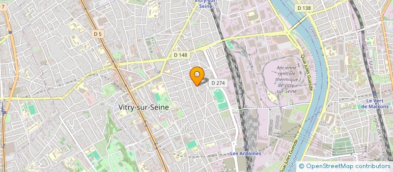 localisation de l'entreprise NAS LOCUS à VITRY-SUR-SEINE
