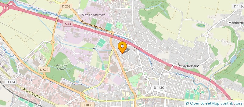 localisation de l'entreprise NAS MACONNERIE  BOURGOIN-JALLIEU