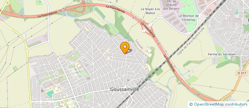 localisation de l'entreprise NAS & MO à GOUSSAINVILLE