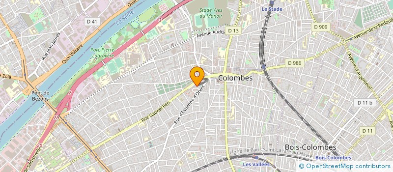 localisation de l'entreprise NAS NOUR  COLOMBES