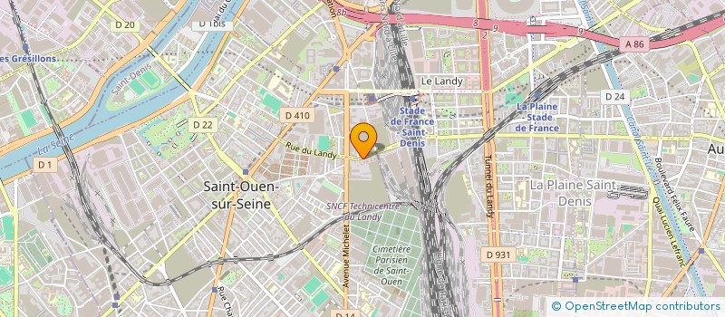 localisation de l'entreprise NAS142 à SAINT-OUEN-SUR-SEINE