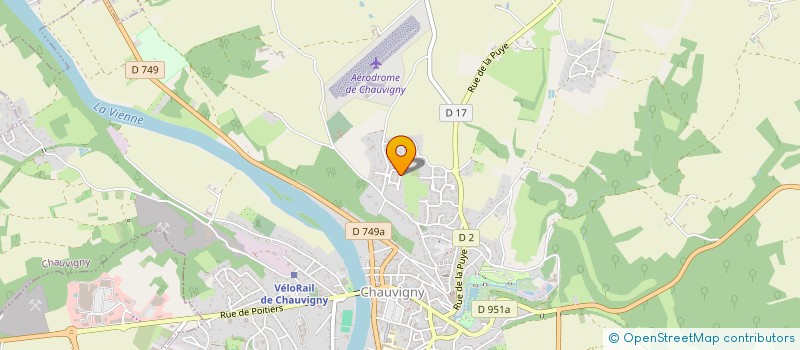 localisation de l'entreprise NASA  CHAUVIGNY