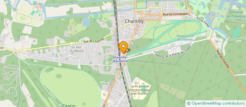 localisation de l'entreprise NASA BEAUTY à CHANTILLY