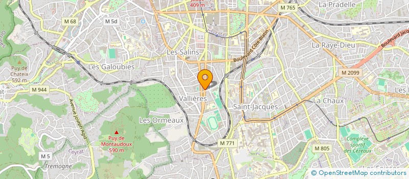 localisation de l'entreprise NASABI  CLERMONT-FERRAND