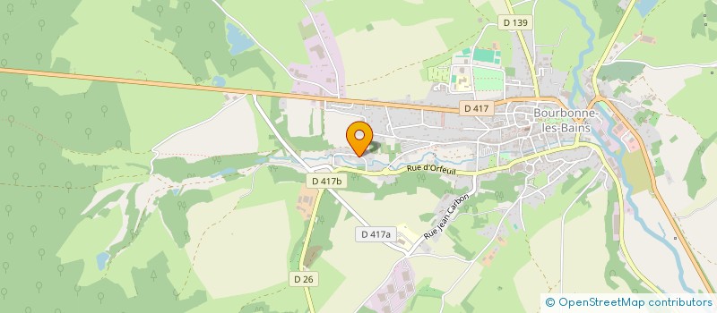 localisation de l'entreprise NASACLER à BOURBONNE-LES-BAINS