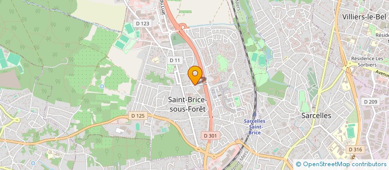 localisation de l'entreprise NASAG BRANDS à SAINT-BRICE-SOUS-FORET