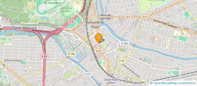 localisation de l'entreprise NASAM à JOINVILLE-LE-PONT