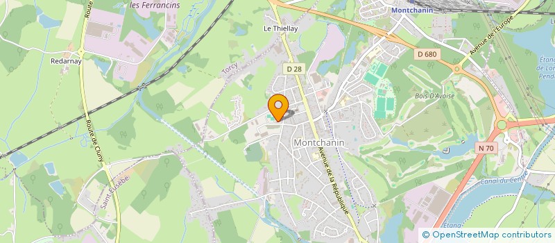 localisation de l'entreprise NASANA  MONTCHANIN