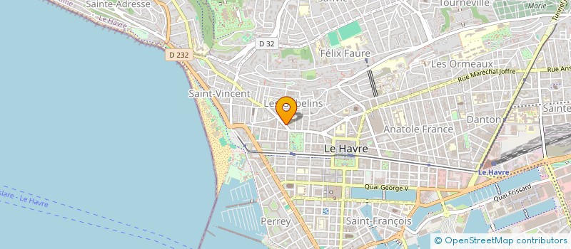 localisation de l'entreprise NASAP 76  LE HAVRE