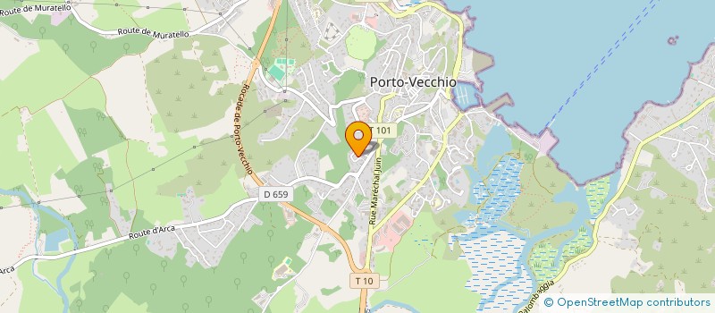 localisation de l'entreprise NASARELLI BUREAU à PORTO-VECCHIO
