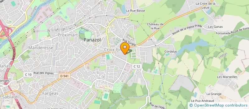 localisation de l'entreprise NASATIME 13 à PANAZOL