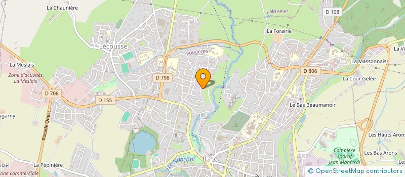 localisation de l'entreprise NASCAA  FOUGERES