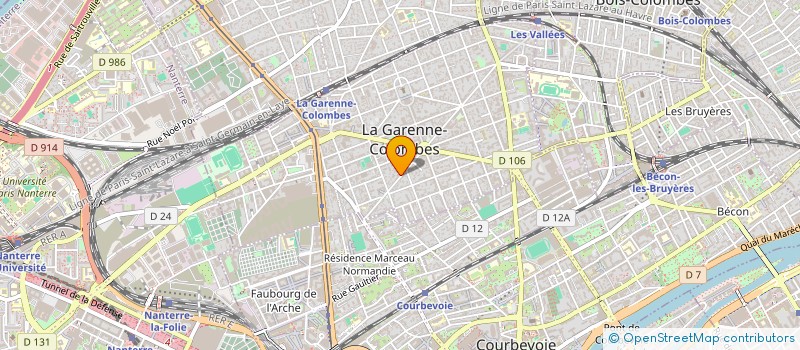 localisation de l'entreprise NASCARS  LA GARENNE-COLOMBES