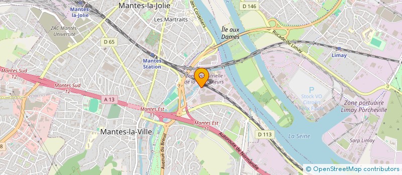 localisation de l'entreprise NASCARS  MANTES-LA-VILLE