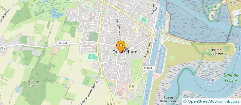 localisation de l'entreprise NASCENTE  OUISTREHAM