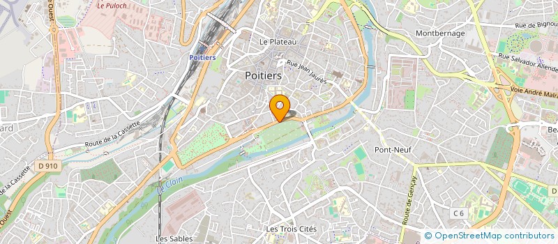 localisation de l'entreprise NASCERESTI à POITIERS
