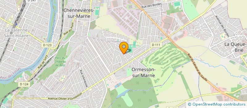 localisation de l'entreprise NASCIMENTO à ORMESSON-SUR-MARNE