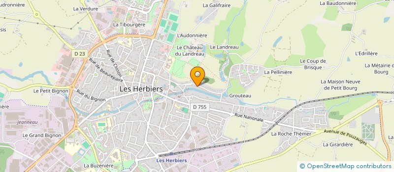 localisation de l'entreprise NASCIVET TP  LES HERBIERS