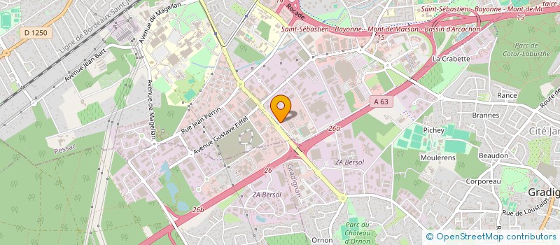 localisation de l'entreprise NASECO SASU à PESSAC