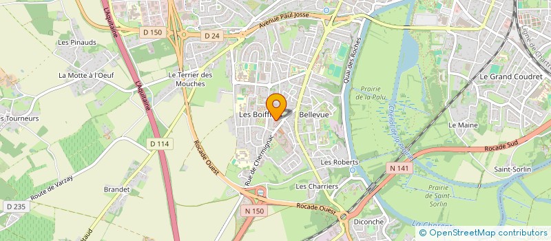 localisation de l'entreprise NASEEB BAT  SAINTES