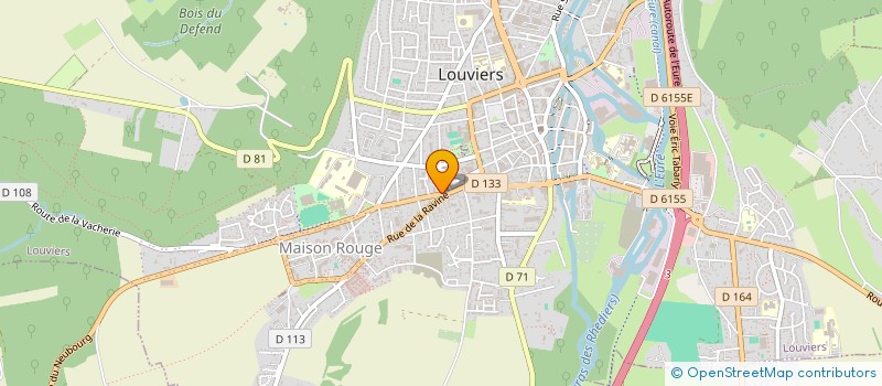 localisation de l'entreprise NASEEB FOOD  LOUVIERS