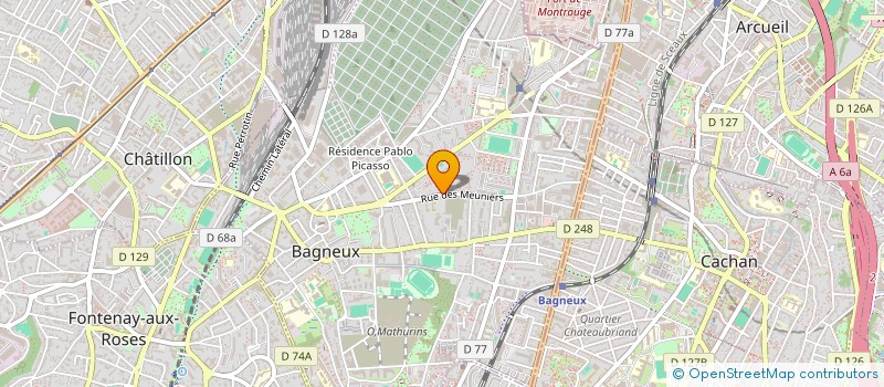 localisation de l'entreprise NASEJI  BAGNEUX