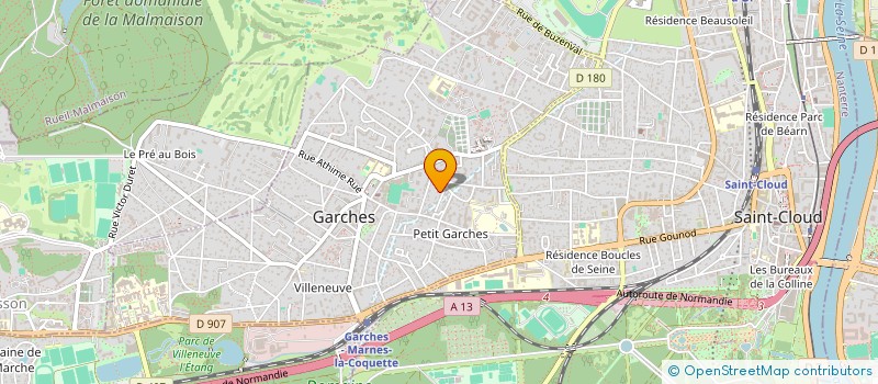 localisation de l'entreprise NASEMA à GARCHES