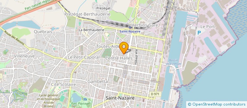 localisation de l'entreprise NASEMSE.  SAINT-NAZAIRE