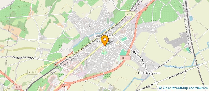 localisation de l'entreprise NASERVICES  SAINT-MARCEL-LES-VALENCE