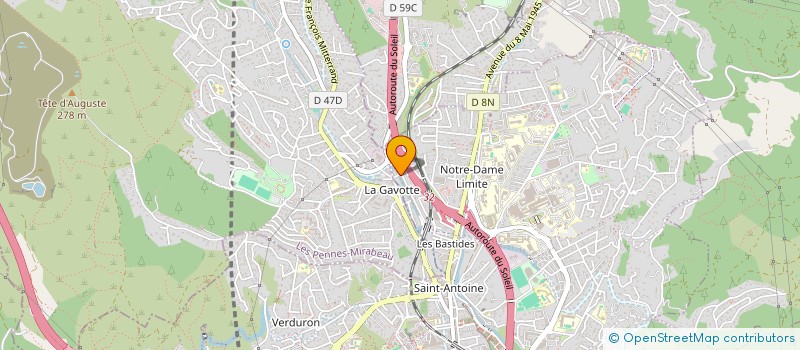 localisation de l'entreprise NASFAT'IMMO à MARSEILLE 15EME