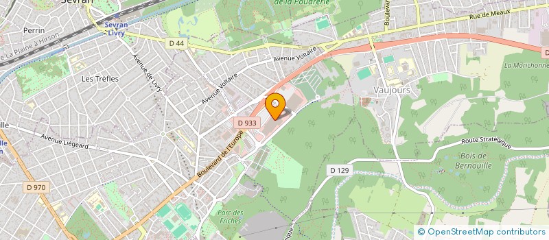 localisation de l'entreprise NASH SPORT à LIVRY-GARGAN