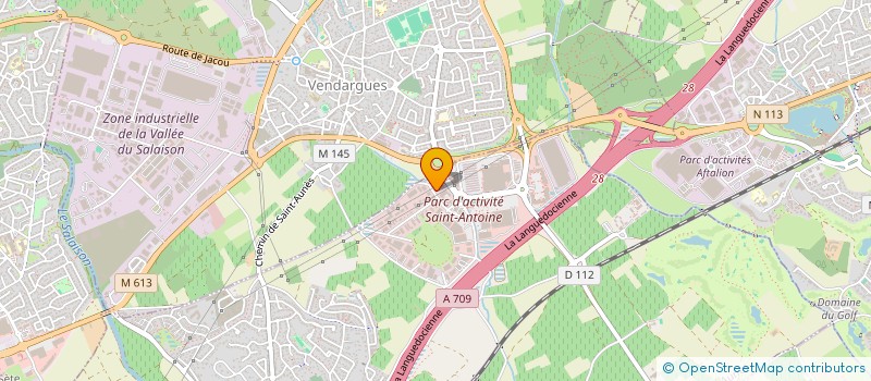 localisation de l'entreprise NASHVILLE LYON  SAINT-AUNES