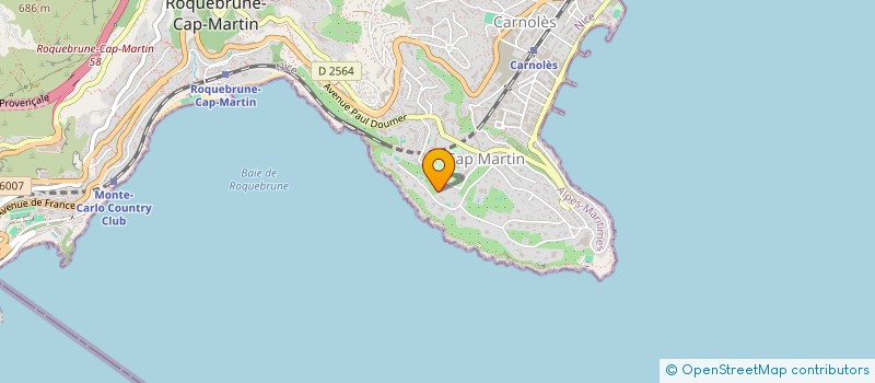 localisation de l'entreprise NASI VILLA à ROQUEBRUNE-CAP-MARTIN