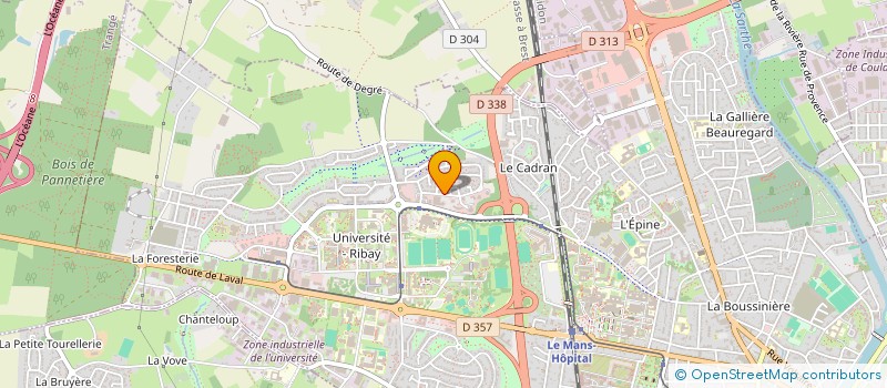 localisation de l'entreprise NASILBAT  LE MANS