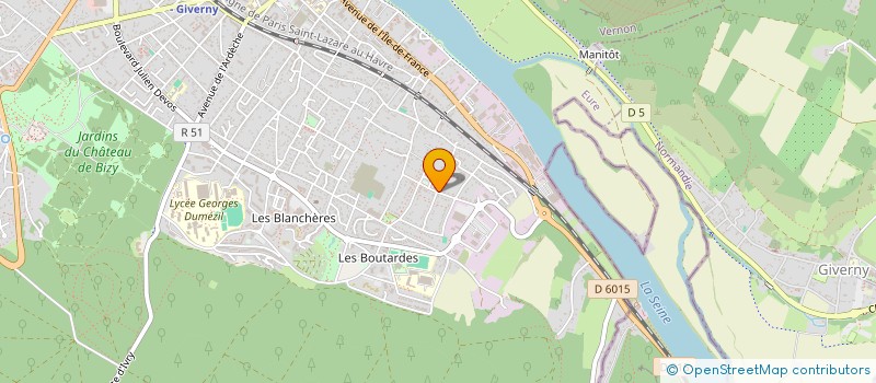 localisation de l'entreprise NASIP.HA  VERNON