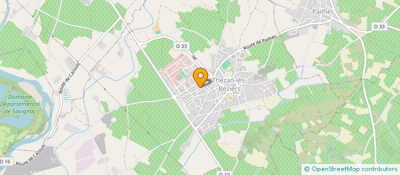 localisation de l'entreprise NASIPA  THEZAN-LES-BEZIERS