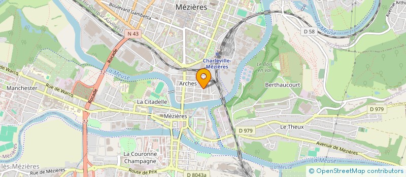 localisation de l'entreprise NASOFRA à CHARLEVILLE-MEZIERES