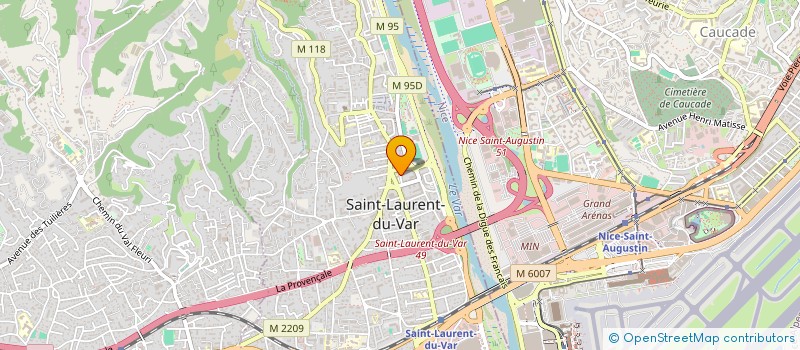 localisation de l'entreprise NASOPTIC à NICE