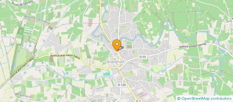 localisation de l'entreprise NASR TELECOM  AUBIGNAN