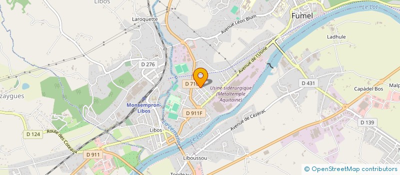 localisation de l'entreprise NASRINE DISTRIBUTION  FUMEL