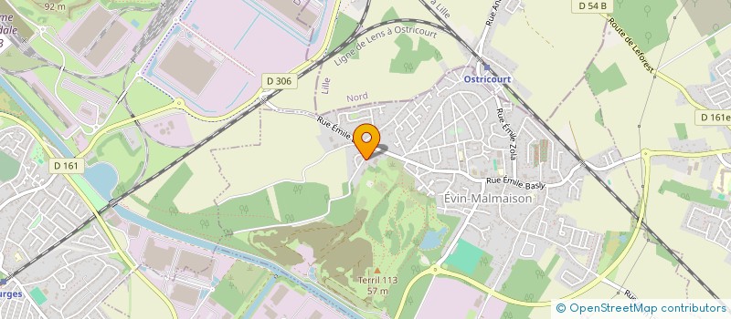 localisation de l'entreprise NASS ETANCHE à EVIN-MALMAISON