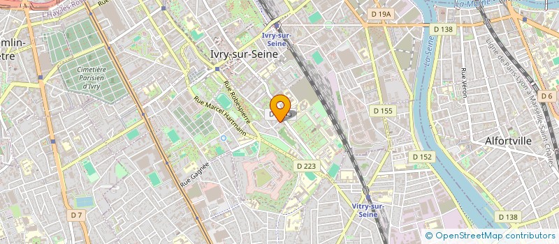 localisation de l'entreprise NASS EVENT à IVRY-SUR-SEINE