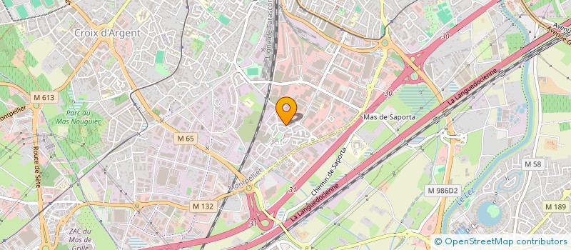 localisation de l'entreprise NASS-F'AUTO à MONTPELLIER