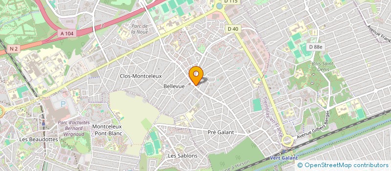 localisation de l'entreprise NASS IMMO à VILLEPINTE