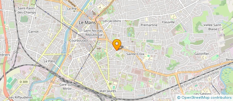 localisation de l'entreprise NASS PATRIMOINE  LE MANS