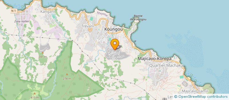 localisation de l'entreprise NASS'RENOV SARL à MAMOUDZOU