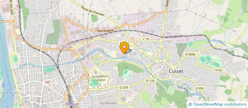 localisation de l'entreprise NASSA à CUSSET