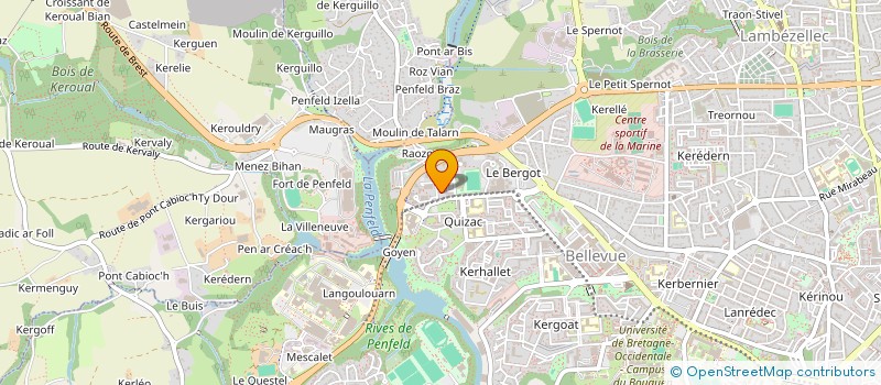 localisation de l'entreprise NASSAU  BREST