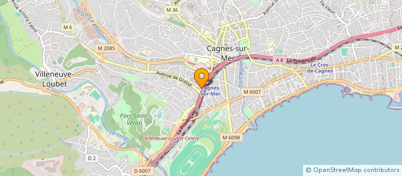 localisation de l'entreprise NASSIF à CAGNES-SUR-MER