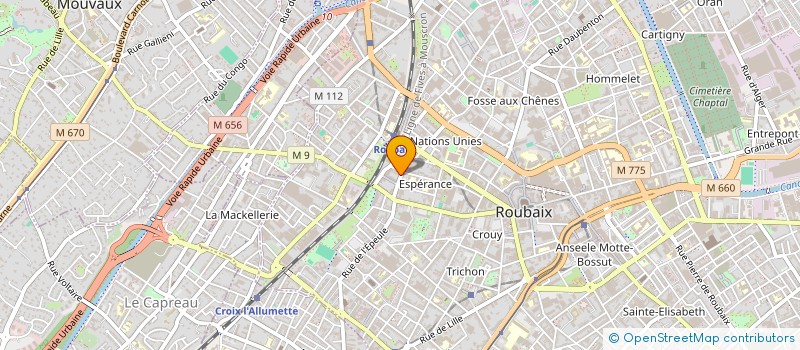 localisation de l'entreprise NASSIM STYLE  ROUBAIX